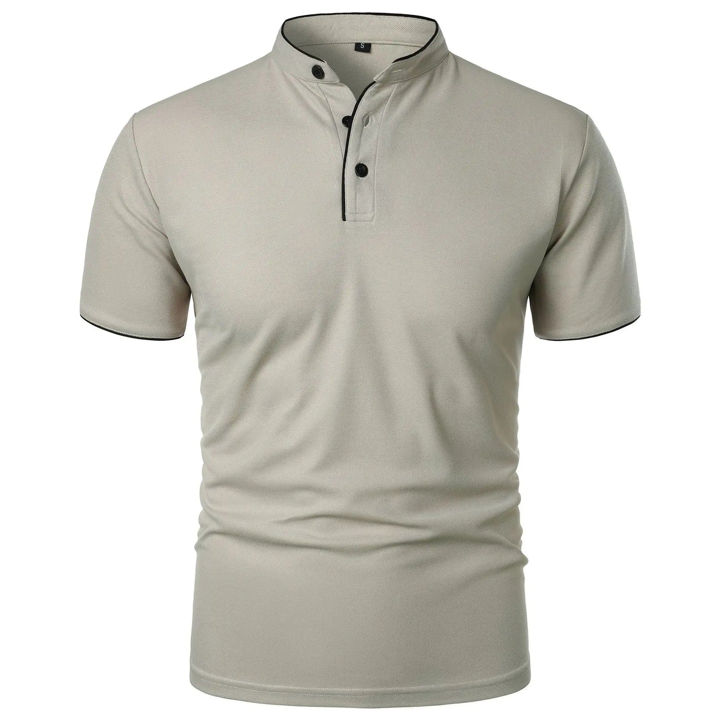 Évoque Heren Polo T-shirt met Korte Mouwen – Ademend, Losse Pasvorm en Effen Kleur met Kraag