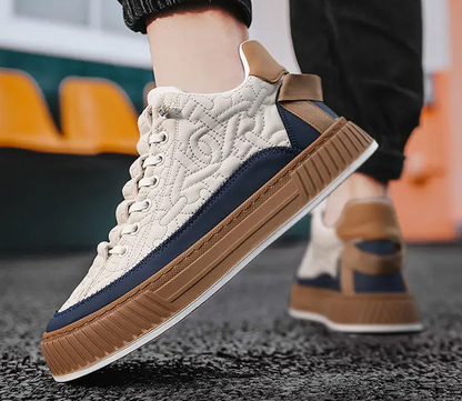 Veloria Handgemaakte Leren Wandelschoenen met Antislipzool – Casual en Duurzaam Ontwerp