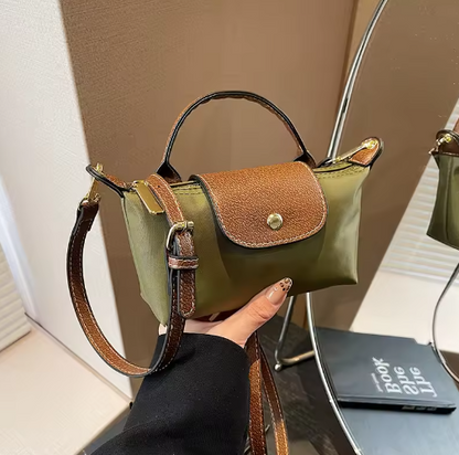 Évoque Mini Leren Pouch met Schouderriem – Compacte Leren Tas