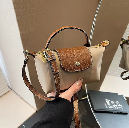 Évoque Mini Leren Pouch met Schouderriem – Compacte Leren Tas