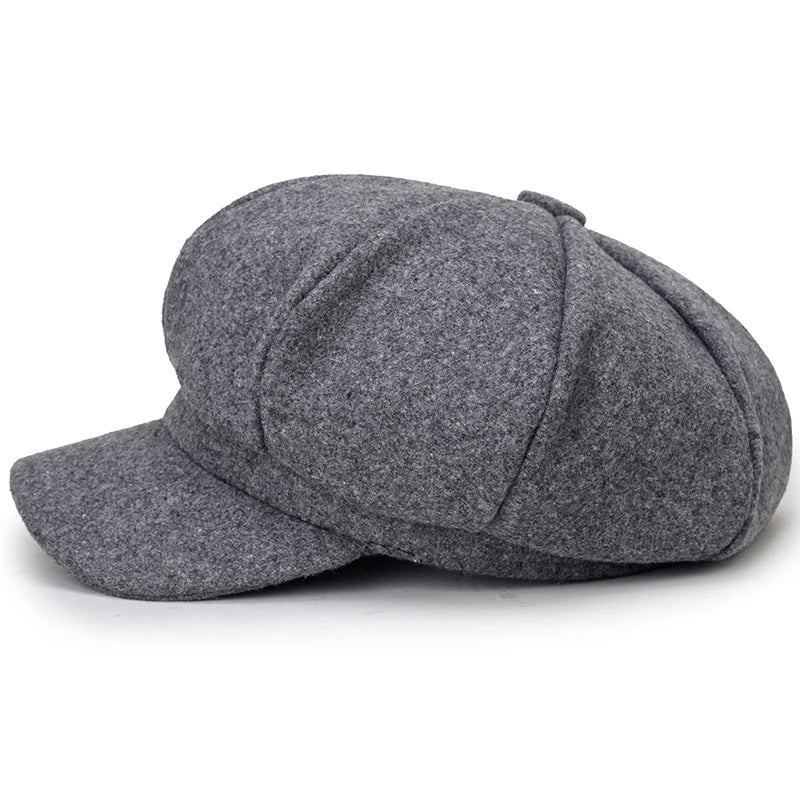 Monde Unisex Baskenmuts – Tijdloos ontwerp – Warme stof – Eén maat – Geschikt voor herfst en winter
