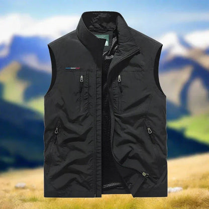 Évoque Heren Outdoor Vest – Multifunctionele Casual Bodywarmer met Zakdetails