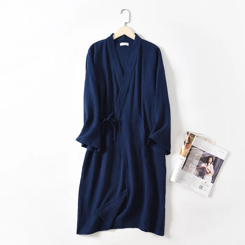 Évoque Katoenen Kimono Badjas voor Dames en Heren