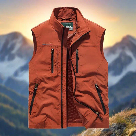 Évoque Heren Outdoor Vest – Multifunctionele Casual Bodywarmer met Zakdetails
