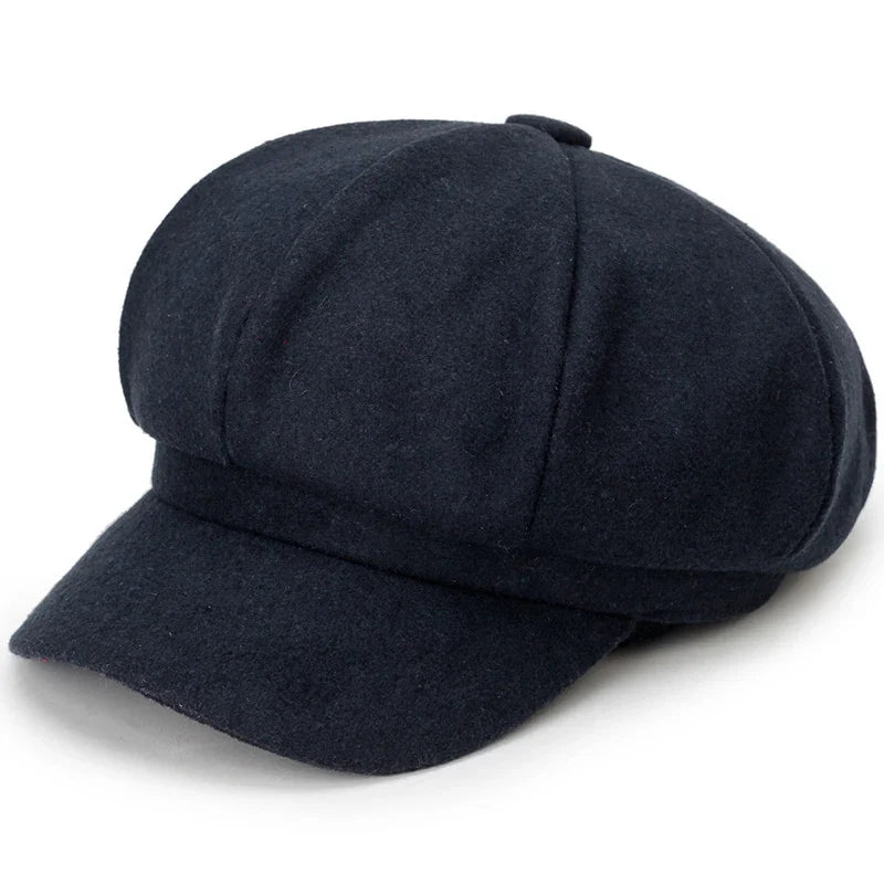 Monde Unisex Baskenmuts – Tijdloos ontwerp – Warme stof – Eén maat – Geschikt voor herfst en winter