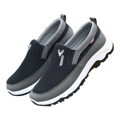 Élanor Heren Instappers – Ademend Mesh Bootsschoenen met Antislip Zool voor Wandelen & Outdoor