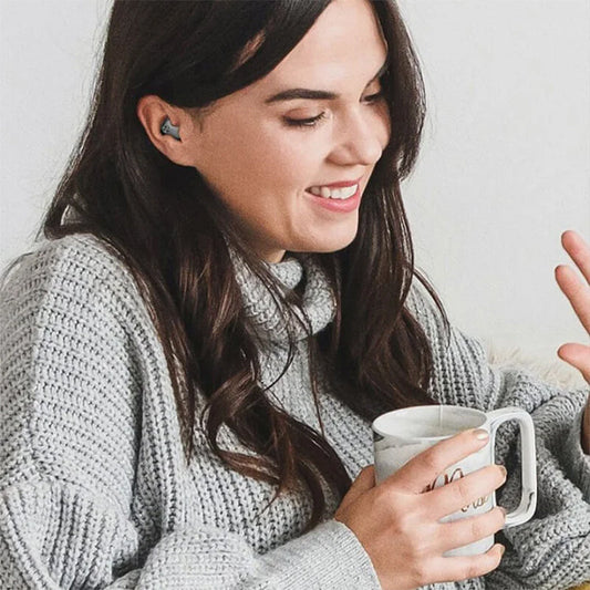 Monde Onzichtbare draadloze slaapoordopjes met Bluetooth 5.3, ergonomisch ontwerp en ruisonderdrukking