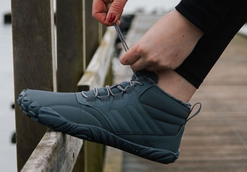 Sereno Barefoot Winterboots met Isolerende Voering en Flexibele Zool