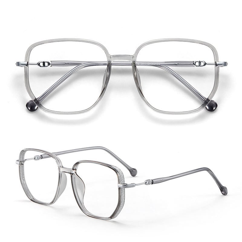 Monde dames leesbril met blauw licht filter – montuurloos, transparant, lichtgewicht design