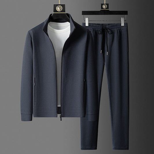 Évoque Heren Trainingspak Set – Zip-Up Jack met Broek en Trekkoord