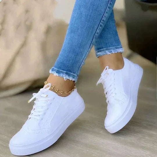 Élanor Dames Vetersneakers met Ergonomische Zool en Tijdloos Design
