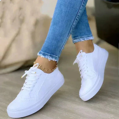 Élanor Dames Vetersneakers met Ergonomische Zool en Tijdloos Design