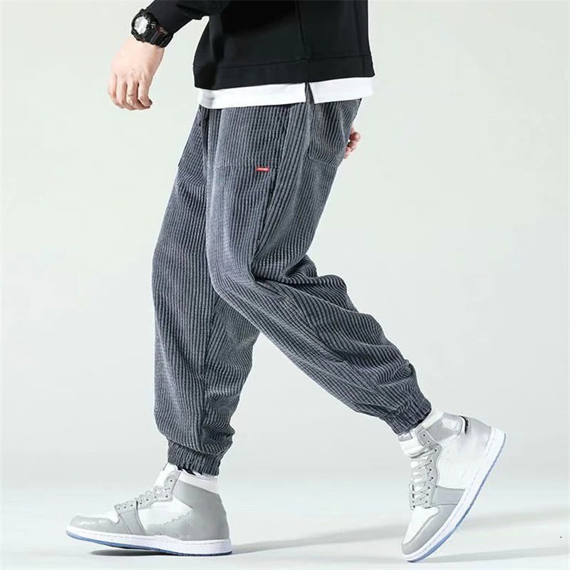 Monde Comfortabele heren joggingbroek met elastische taille en rechte pasvorm