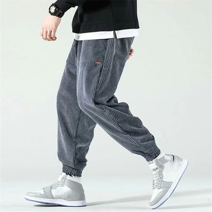 Monde Comfortabele heren joggingbroek met elastische taille en rechte pasvorm