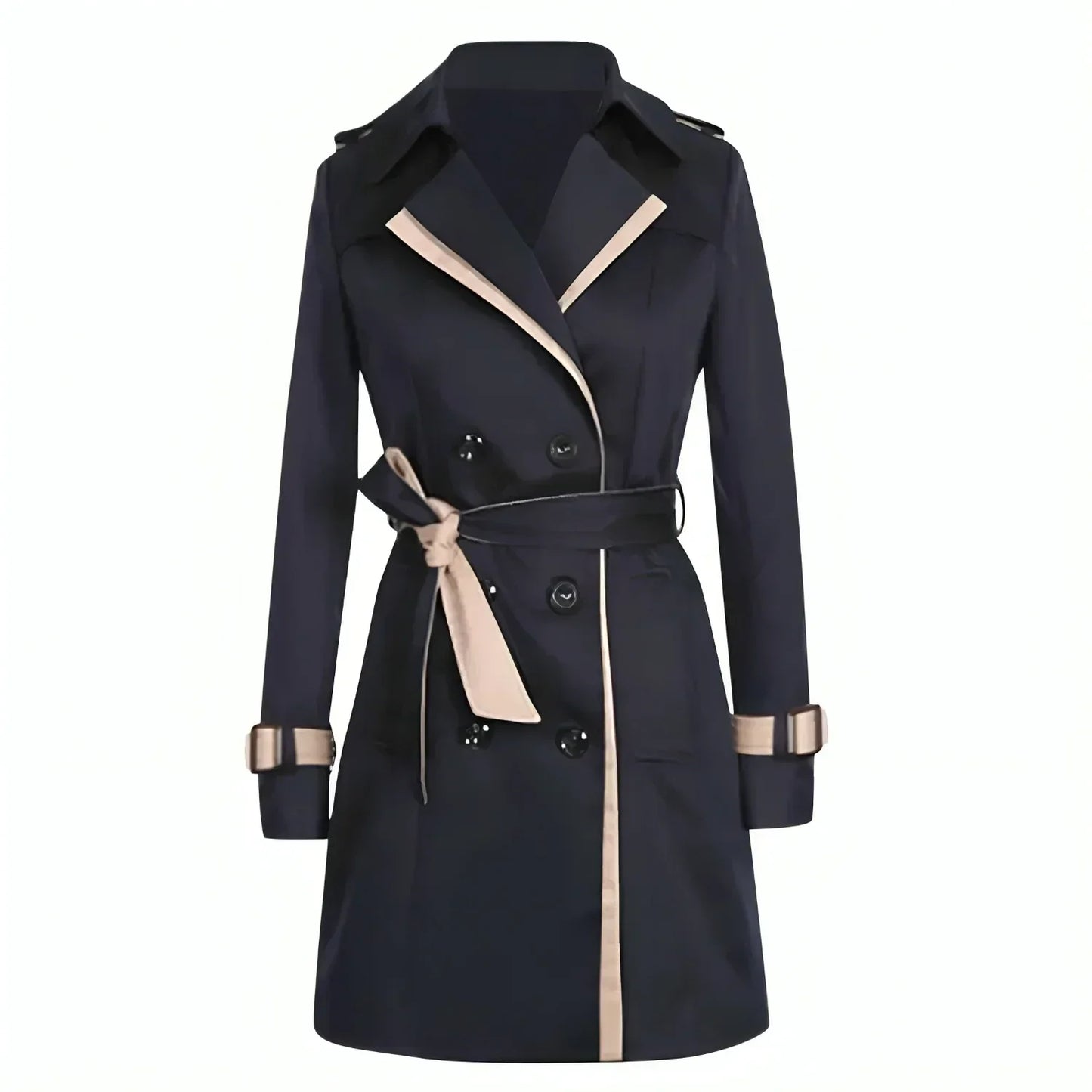 Élanor Lange Trenchcoat Dames – Waterafstotend & Tijdloos Design
