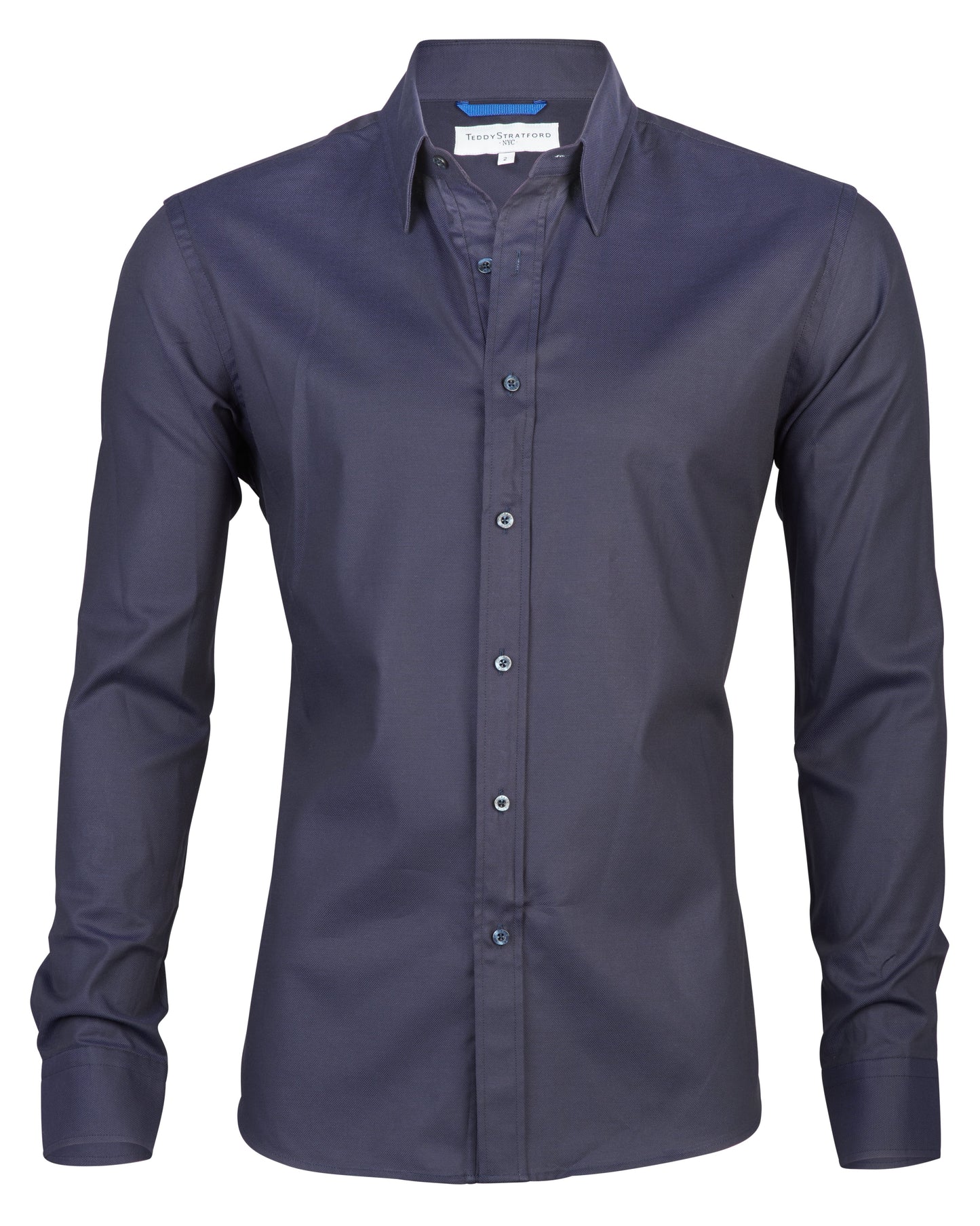 Veloria Heren Overhemd met Verborgen Rits – Slim Fit Design