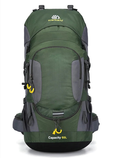 Aurevo Waterdichte Rugzak 60L – Duurzame Outdoor Backpack met Multifunctionele Indeling
