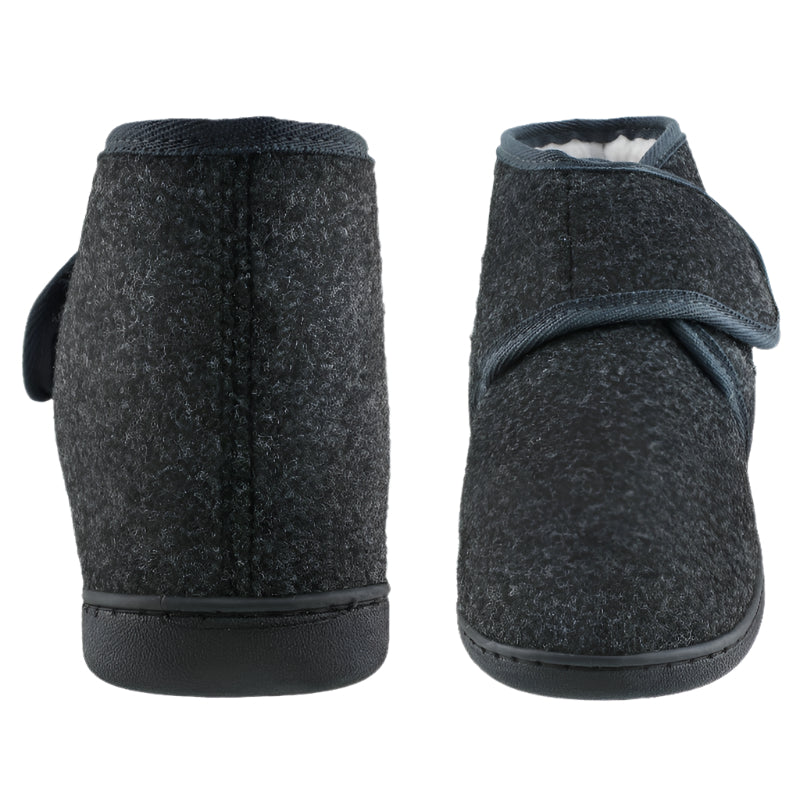 Monde Daan heren pantoffels met klittenbandsluiting