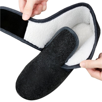 Monde Daan heren pantoffels met klittenbandsluiting