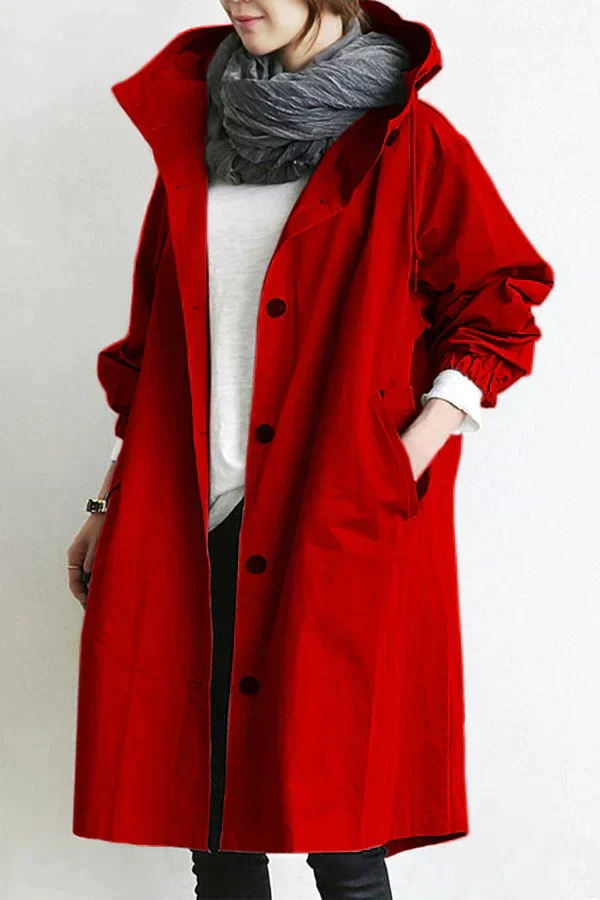 Élanor Oversized Waterdichte Trenchcoat voor Voorjaar en Zomer
