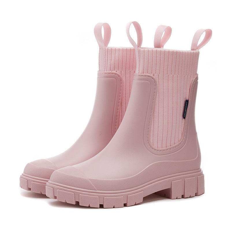 Veloria Regenlaarzen – Waterdichte Gummistiefel met Antislip Zool voor Nat Weer