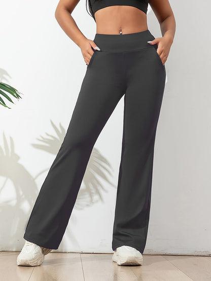 Élanor | Comfortabele dames yogabroek met elastische taille en flared pasvorm