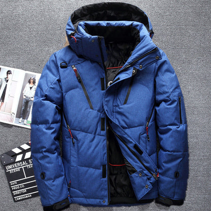 Évoque | Heren Donsparka met Afneembare Capuchon – Warme Winterjas Regular Fit