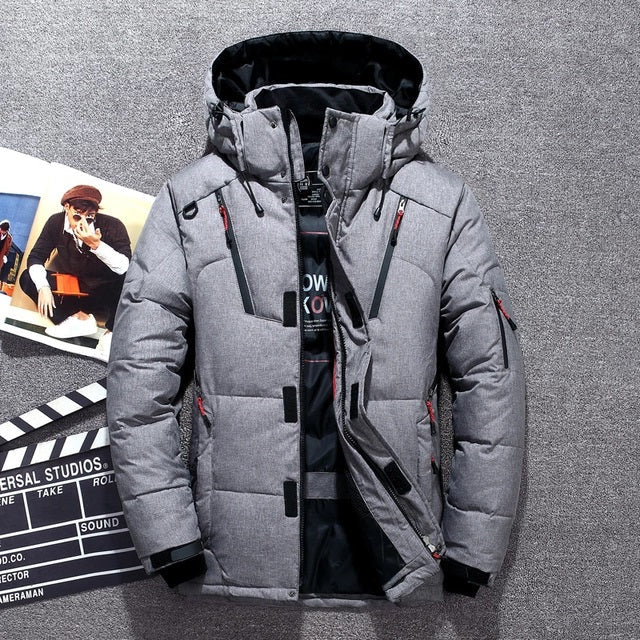 Évoque | Heren Donsparka met Afneembare Capuchon – Warme Winterjas Regular Fit