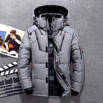 Évoque | Heren Donsparka met Afneembare Capuchon – Warme Winterjas Regular Fit