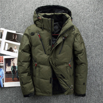 Évoque | Heren Donsparka met Afneembare Capuchon – Warme Winterjas Regular Fit