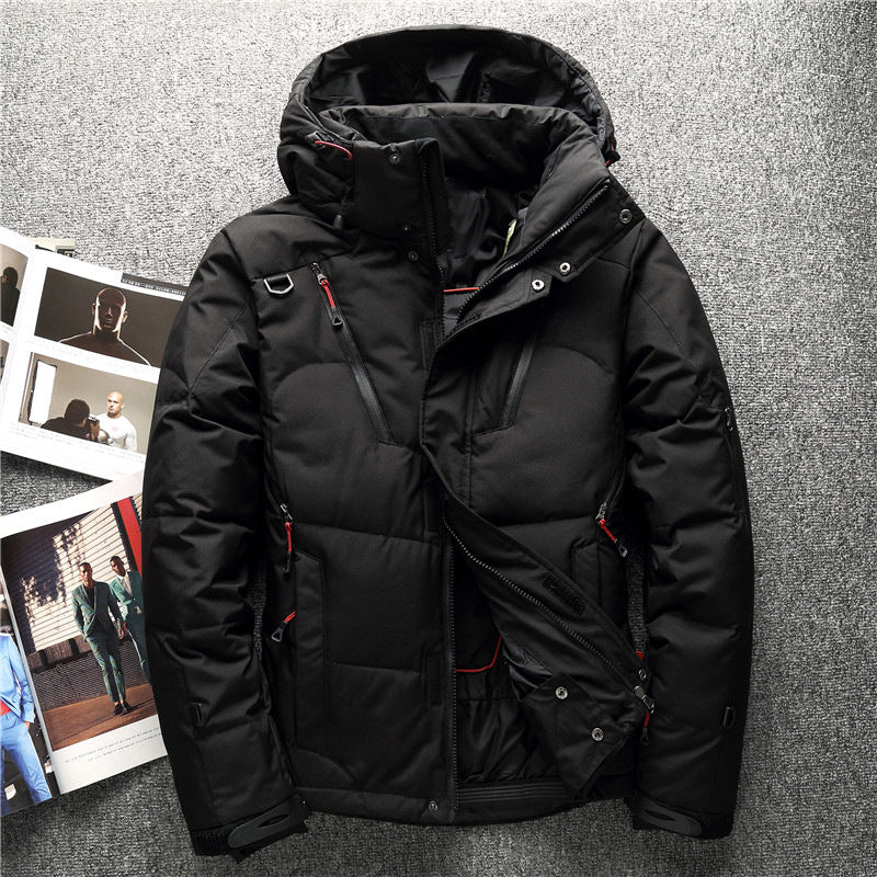 Évoque | Heren Donsparka met Afneembare Capuchon – Warme Winterjas Regular Fit