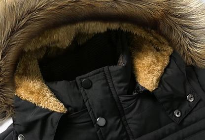 Élanor Waterdichte Parka Jas met Fleecevoering en Capuchon
