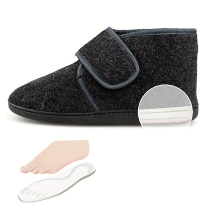 Monde Daan heren pantoffels met klittenbandsluiting