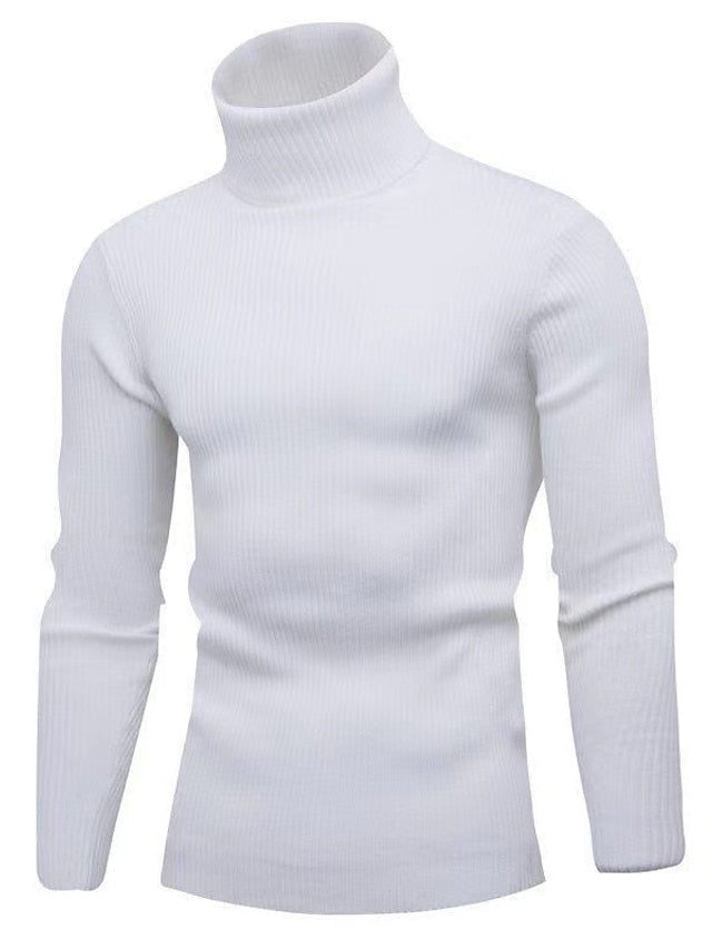 Élanor Heren Trui van Wol – Luxe Italiaanse Gebreide Sweater met Kraag