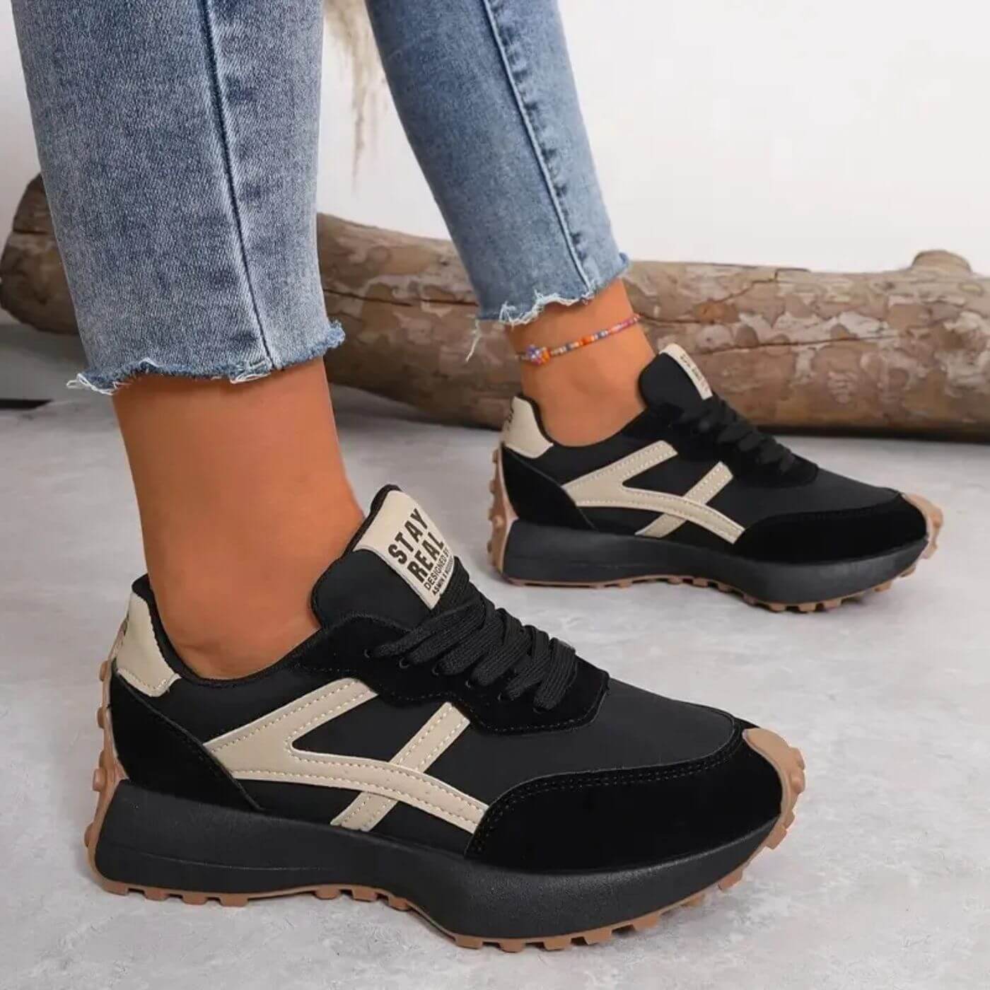 Élanor | Orthopedische sneakers met ergonomische pasvorm en antislip zool voor dames