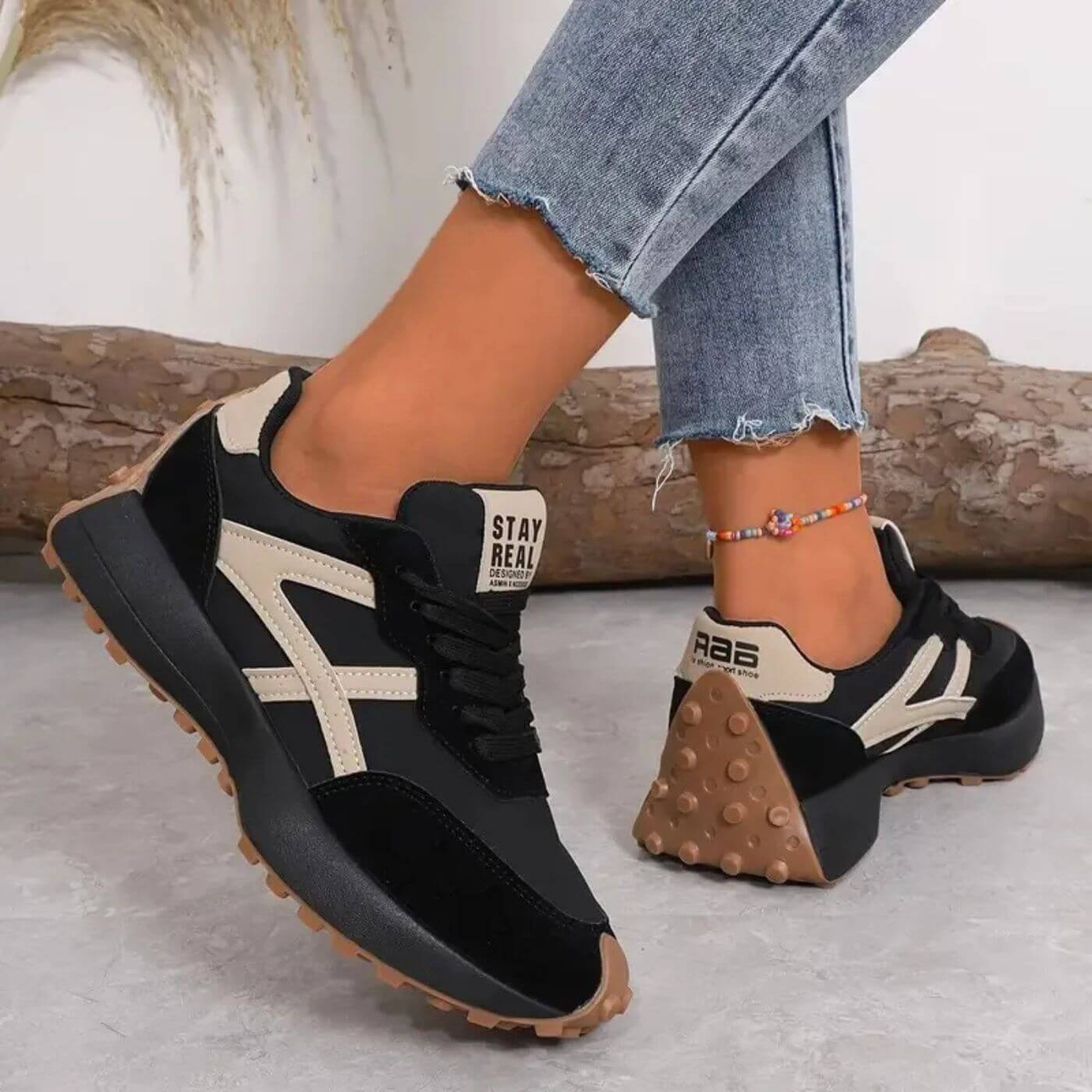 Élanor | Orthopedische sneakers met ergonomische pasvorm en antislip zool voor dames