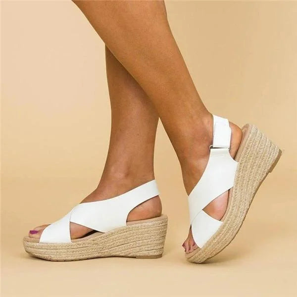 Veloria Orthopedische Sleehak Espadrilles voor Dames – Elegant Comfortdesign