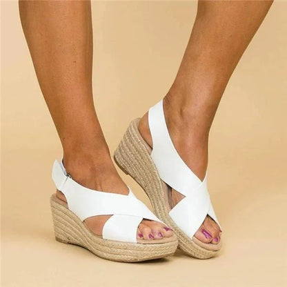 Veloria Orthopedische Sleehak Espadrilles voor Dames – Elegant Comfortdesign