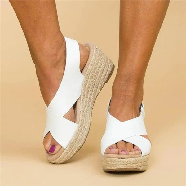 Veloria Orthopedische Sleehak Espadrilles voor Dames – Elegant Comfortdesign