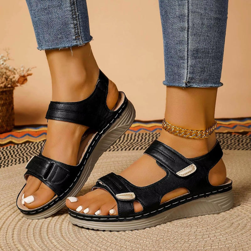 Veloria Elegante Damessandalen met Verstelbare Band en Antislip Zool – Comfortabele Pasvorm