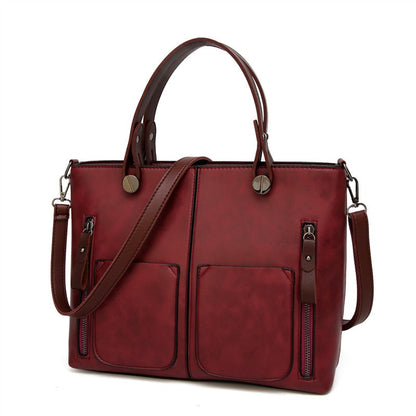 Avera – Vintage Leren Schoudertas voor Dames