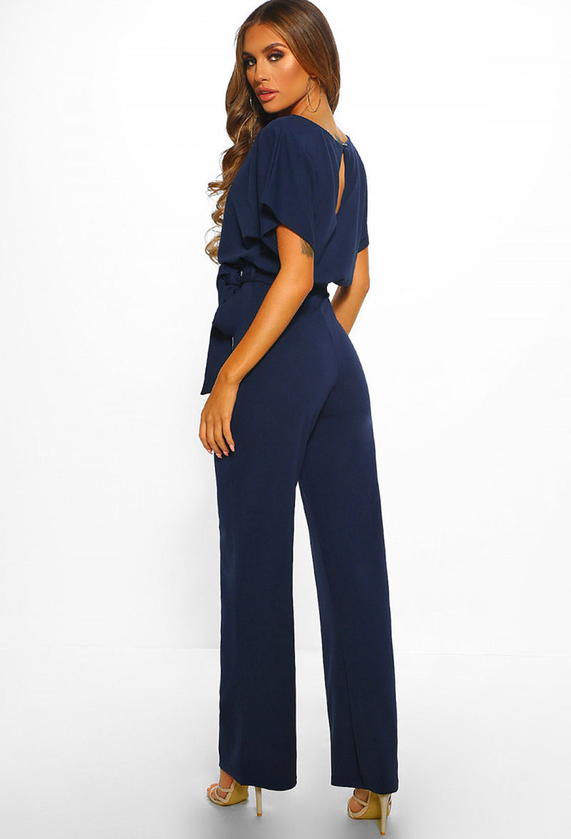 Veloria Elegante Jumpsuit voor Dames met Hoge Taille en Comfortabele Pasvorm