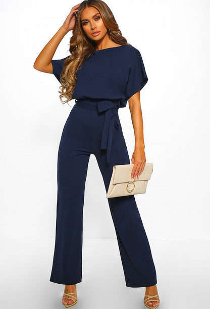 Veloria Elegante Jumpsuit voor Dames met Hoge Taille en Comfortabele Pasvorm