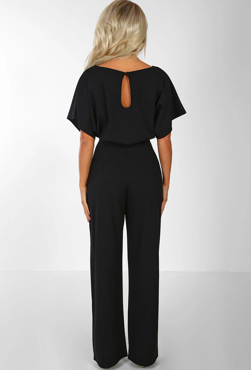 Veloria Elegante Jumpsuit voor Dames met Hoge Taille en Comfortabele Pasvorm