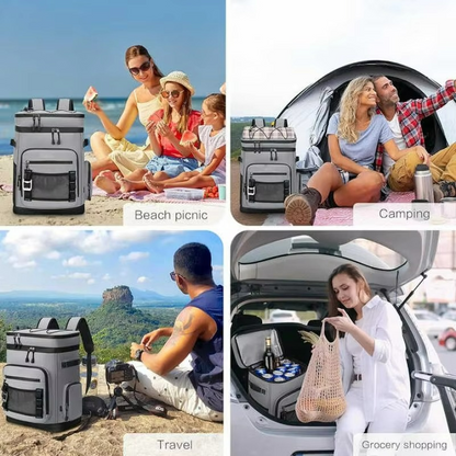 LUKRO - Koelrugzak 30L Waterdicht met Isolatie – Outdoor Picknick & Reizen