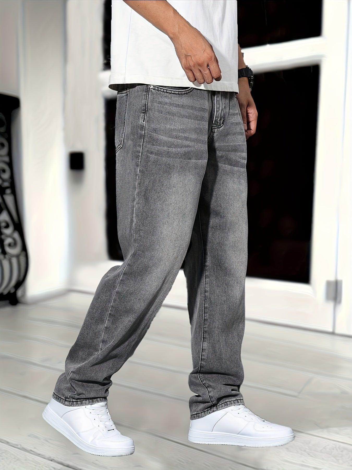Évoque | Klassieke denim jeans met rechte pasvorm voor heren
