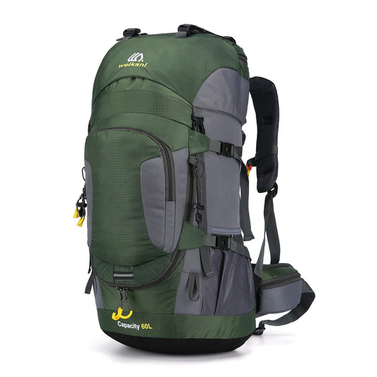 Aurevo Waterdichte Rugzak 60L – Duurzame Outdoor Backpack met Multifunctionele Indeling