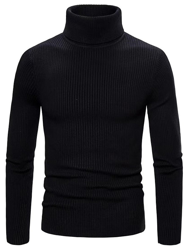 Élanor Heren Trui van Wol – Luxe Italiaanse Gebreide Sweater met Kraag