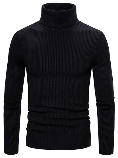 Élanor Heren Trui van Wol – Luxe Italiaanse Gebreide Sweater met Kraag
