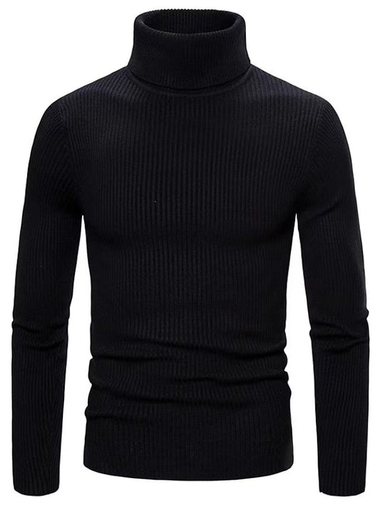 Élanor Heren Trui van Wol – Luxe Italiaanse Gebreide Sweater met Kraag